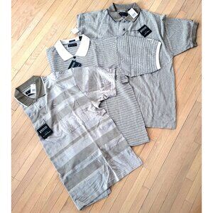 Brand NEW British Open Collection Men Polo Short Sleeve Shirts Lot of 3